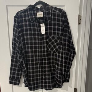 Abercrombie & Fitch Monochrome Checkered Shirt